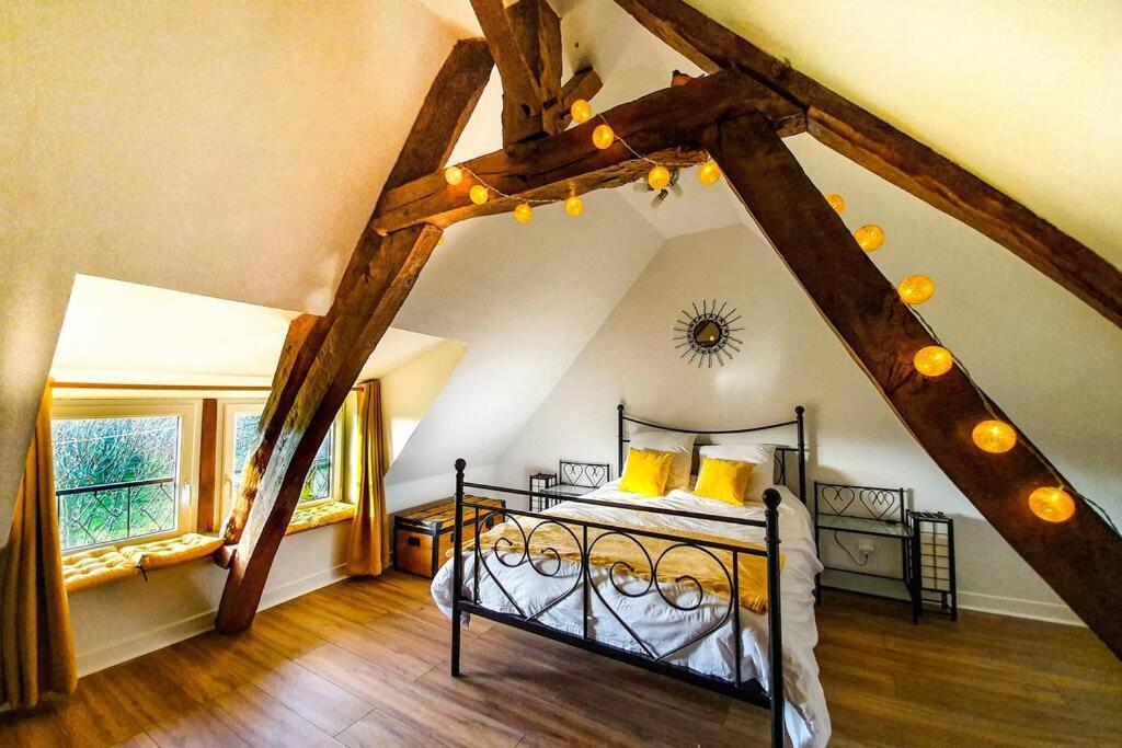 Maison Normande Au Bord De Seine, Le Verger De Pacome Anneville-Ambourville Luaran gambar